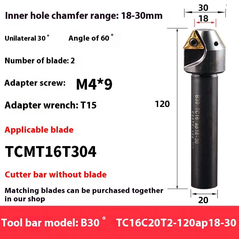 6039 Machining center 15 20 25 30 35 40 45 50 55 60 65 70 75 degree chamfering toolholder TCMT Shandong Denso Pricision Tools Co.,Ltd.